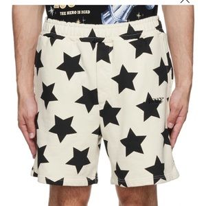 NWT Awake NY Ssense Off-White Star Printed Men’s Cotton Shorts size L